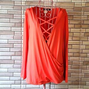 Kiss milk long sleeve blouse Size 14